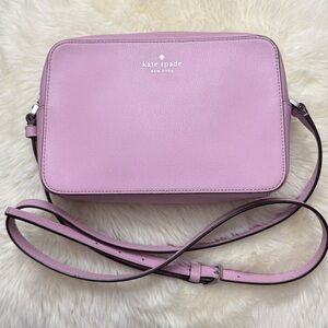 kate spade soft pink leather crossbody bag